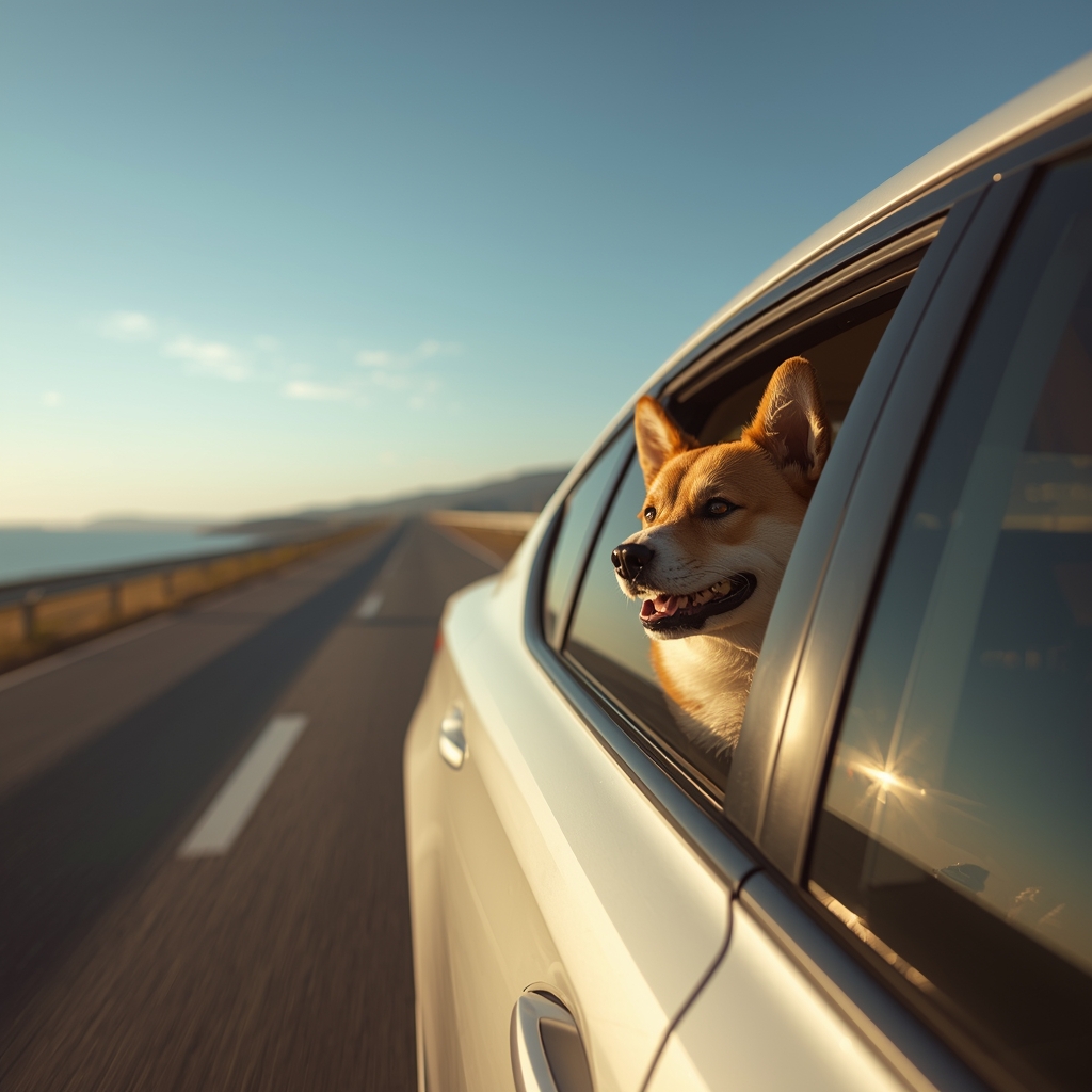 ペットとの旅行シーン